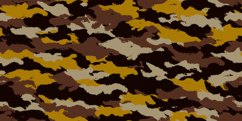 Camouflage background. Seamless pattern.Vector. 迷彩パターン