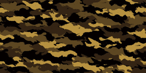 Naklejka premium Camouflage background. Seamless pattern.Vector. 迷彩パターン