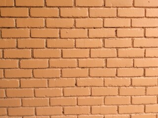 Orange Brick wall background for presentation backdrops