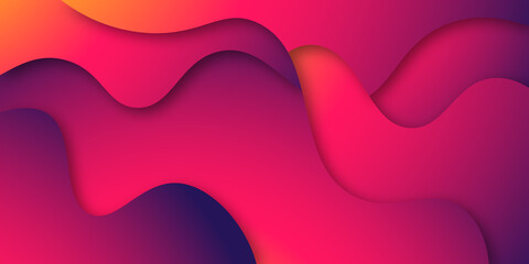 Abstract dynamic effect background. Trendy gradient background. Can be use for banner, presentation, marketing, advertising.