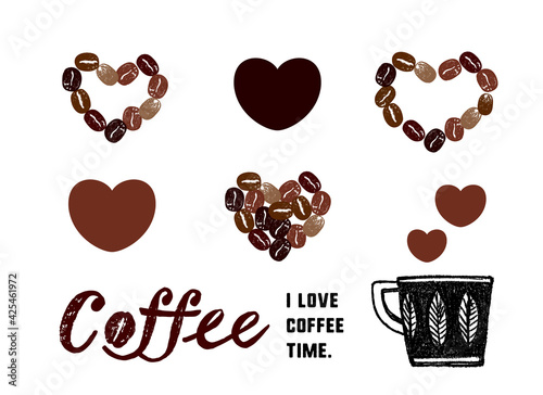 コーヒーのイラスト かわいいコーヒー豆のイラストとメッセージ入り アイコンイラスト Sticker Pomme コーヒーのイラスト かわいいコーヒー豆のイラストとメッセージ入り アイコンイラスト Sticker Pomme