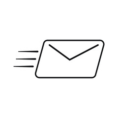 sms icon design isolated on white background 