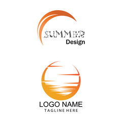 Sun Vector illustration Icon Logo Template design
