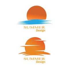 Sun Vector illustration Icon Logo Template design