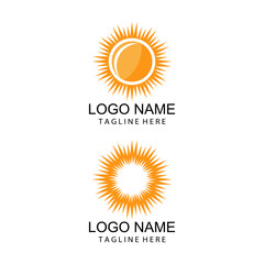 Fototapeta premium Sun Vector illustration Icon Logo Template design