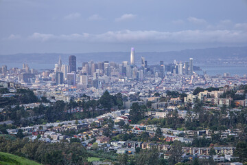 Fototapeta na wymiar San Francisco Skyline at Twilight