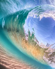 Rolgordijnen Underwater wave vortex, Sydney Australia © Gary