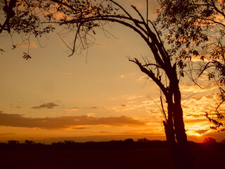 un atardecer unico.