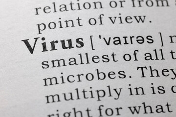 Obraz premium definition of virus