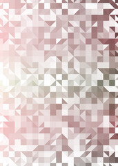 Abstract color Low-Polygones Generative Art background illustration