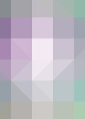 Obraz premium Abstract color Low-Polygones Generative Art background illustration