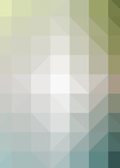 Fototapeta premium Abstract color Low-Polygones Generative Art background illustration