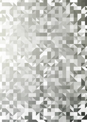 Abstract color Low-Polygones Generative Art background illustration