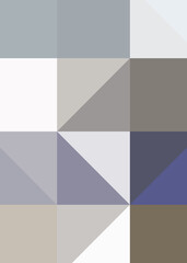 Obraz premium Abstract color Low-Polygones Generative Art background illustration