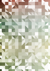 Abstract color Low-Polygones Generative Art background illustration