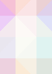 Fototapeta premium Abstract color Low-Polygones Generative Art background illustration