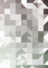 Abstract color Low-Polygones Generative Art background illustration