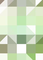 Abstract color Low-Polygones Generative Art background illustration