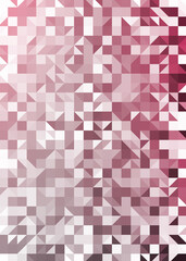 Abstract color Low-Polygones Generative Art background illustration