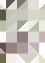 Abstract color Low-Polygones Generative Art background illustration