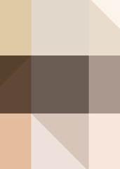 Fototapeta premium Abstract color Low-Polygones Generative Art background illustration