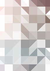 Abstract color Low-Polygones Generative Art background illustration