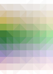 Fototapeta premium Abstract color Low-Polygones Generative Art background illustration