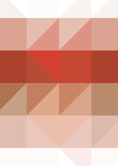 Abstract color Low-Polygones Generative Art background illustration