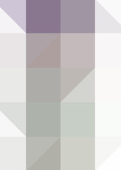Obraz premium Abstract color Low-Polygones Generative Art background illustration