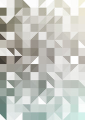 Abstract color Low-Polygones Generative Art background illustration