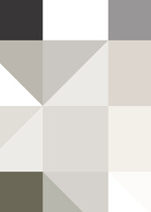 Obraz premium Abstract color Low-Polygones Generative Art background illustration