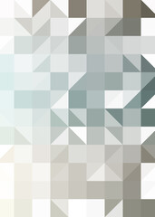 Obraz premium Abstract color Low-Polygones Generative Art background illustration