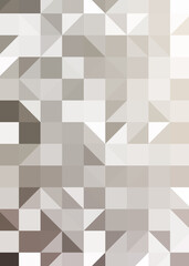 Abstract color Low-Polygones Generative Art background illustration