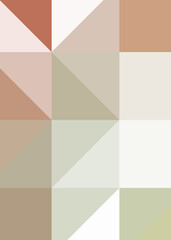 Fototapeta premium Abstract color Low-Polygones Generative Art background illustration