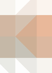 Fototapeta premium Abstract color Low-Polygones Generative Art background illustration