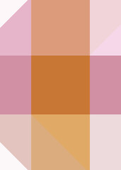 Fototapeta premium Abstract color Low-Polygones Generative Art background illustration