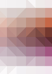 Obraz premium Abstract color Low-Polygones Generative Art background illustration