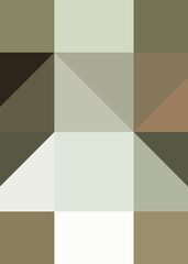 Obraz premium Abstract color Low-Polygones Generative Art background illustration