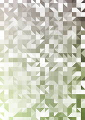 Abstract color Low-Polygones Generative Art background illustration
