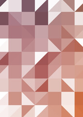 Abstract color Low-Polygones Generative Art background illustration