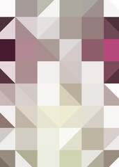 Abstract color Low-Polygones Generative Art background illustration