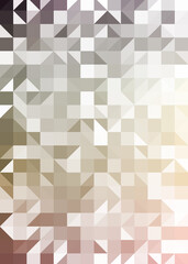 Abstract color Low-Polygones Generative Art background illustration