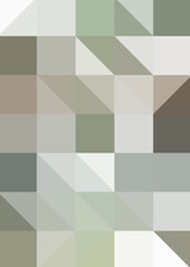Abstract color Low-Polygones Generative Art background illustration