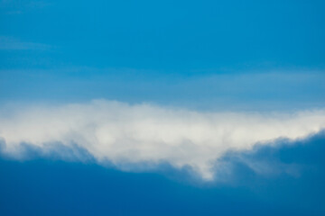 beautiful shape of cloud and blue sky for background, abstract texture for presentation template