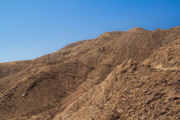 Desert Rock Mountain Landscape Barren