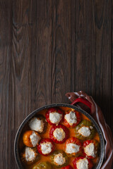 tuffed vegetarian peppers