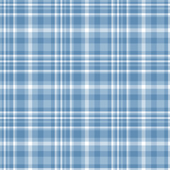 Plaid seamless pattern. Vector background of textile ornament. Flat fabric design.