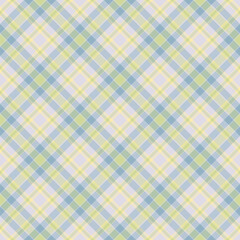Plaid seamless pattern. Vector background of textile ornament. Flat fabric design.