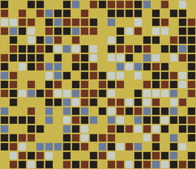 Color mosaic. Colorful background. Abstract seamless pattern. Vector illustration.