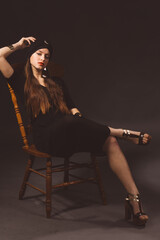 Fototapeta premium Beauty fashion oriental style girl